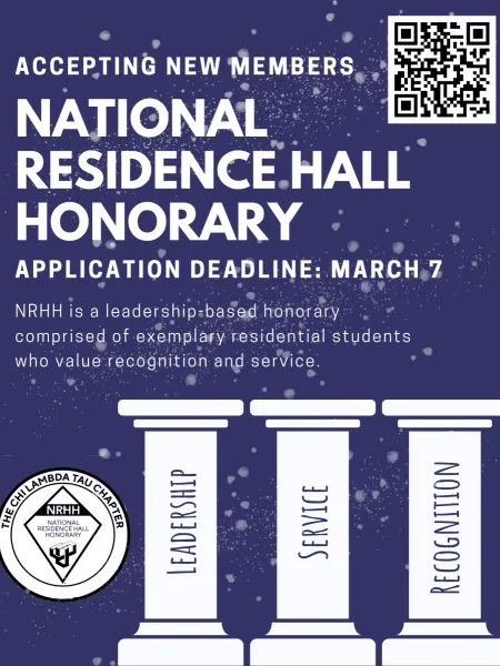 Join National Residence Hall Honorary